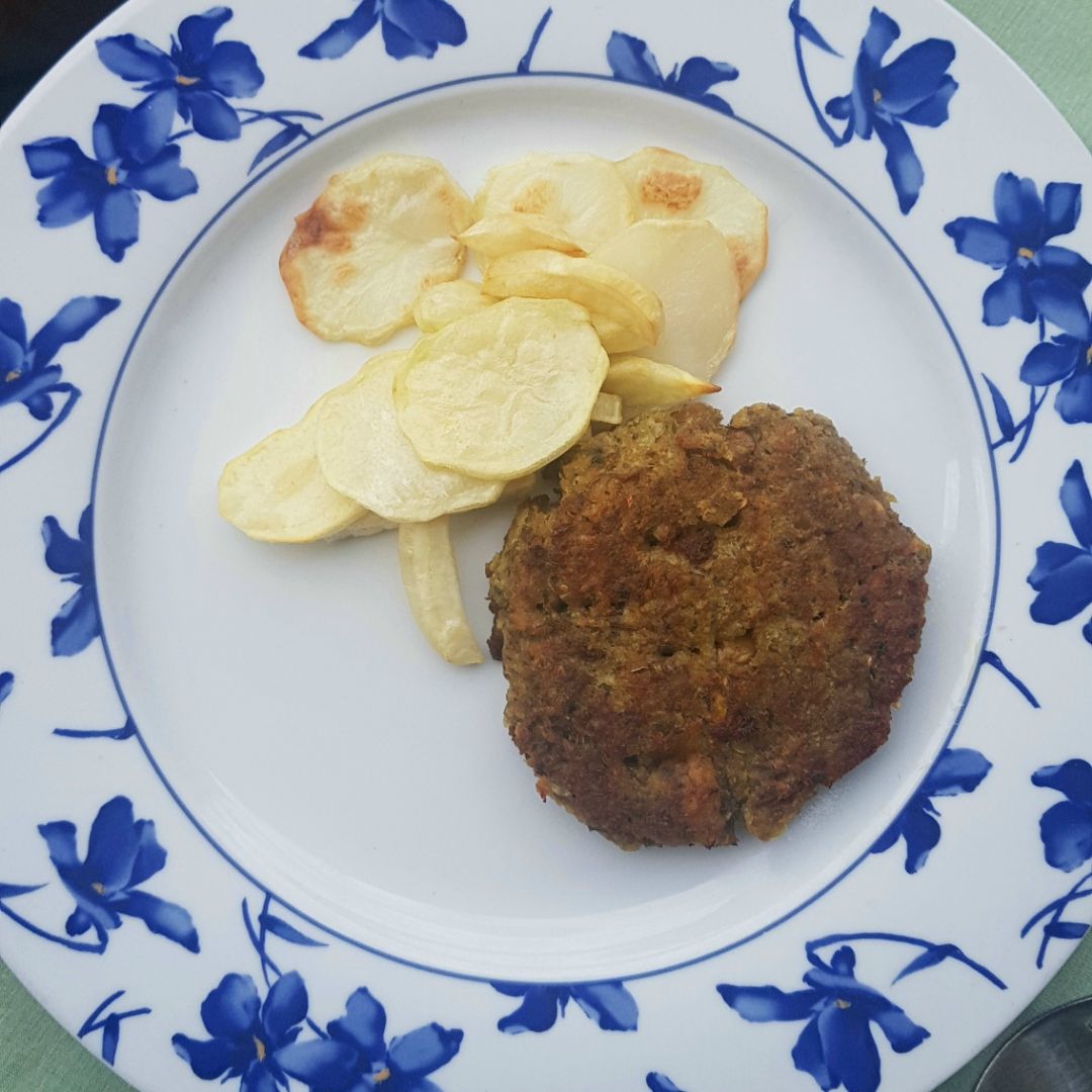 Hamburguesas de lenteja Hamburguesas de lenteja