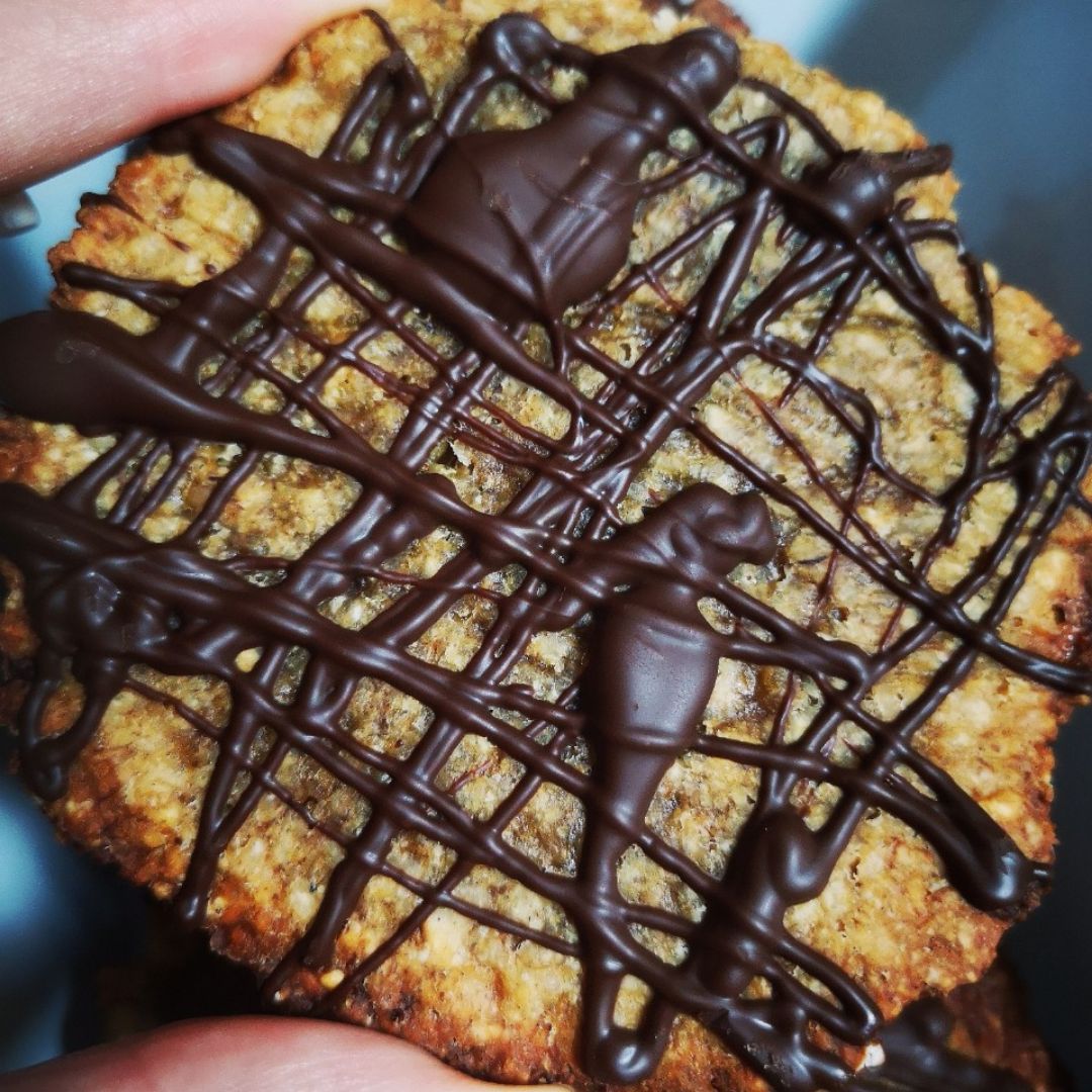 Galletas de plátano, avena y chocolate Galletas de plátano, avena y chocolate