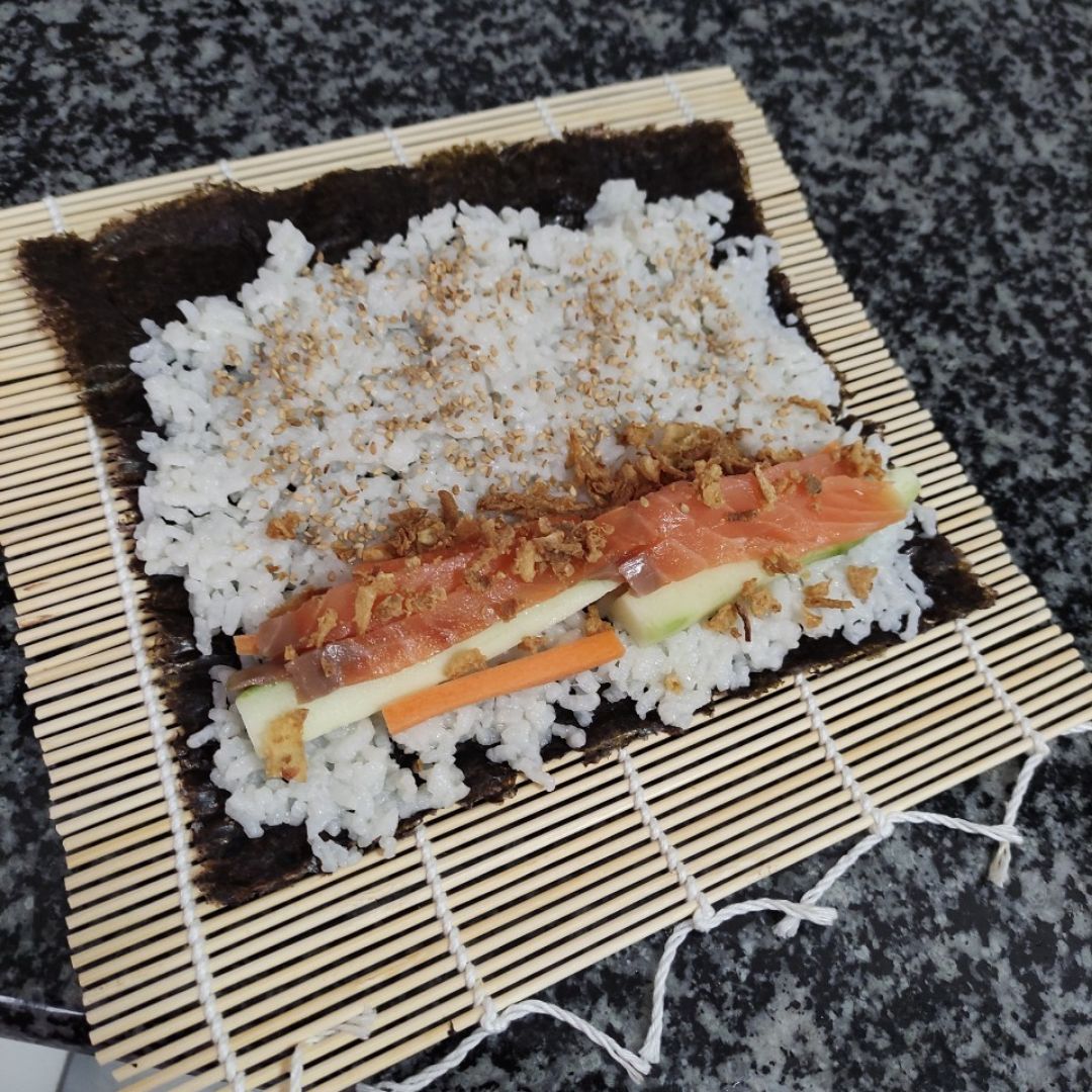Sushi casero Sushi casero