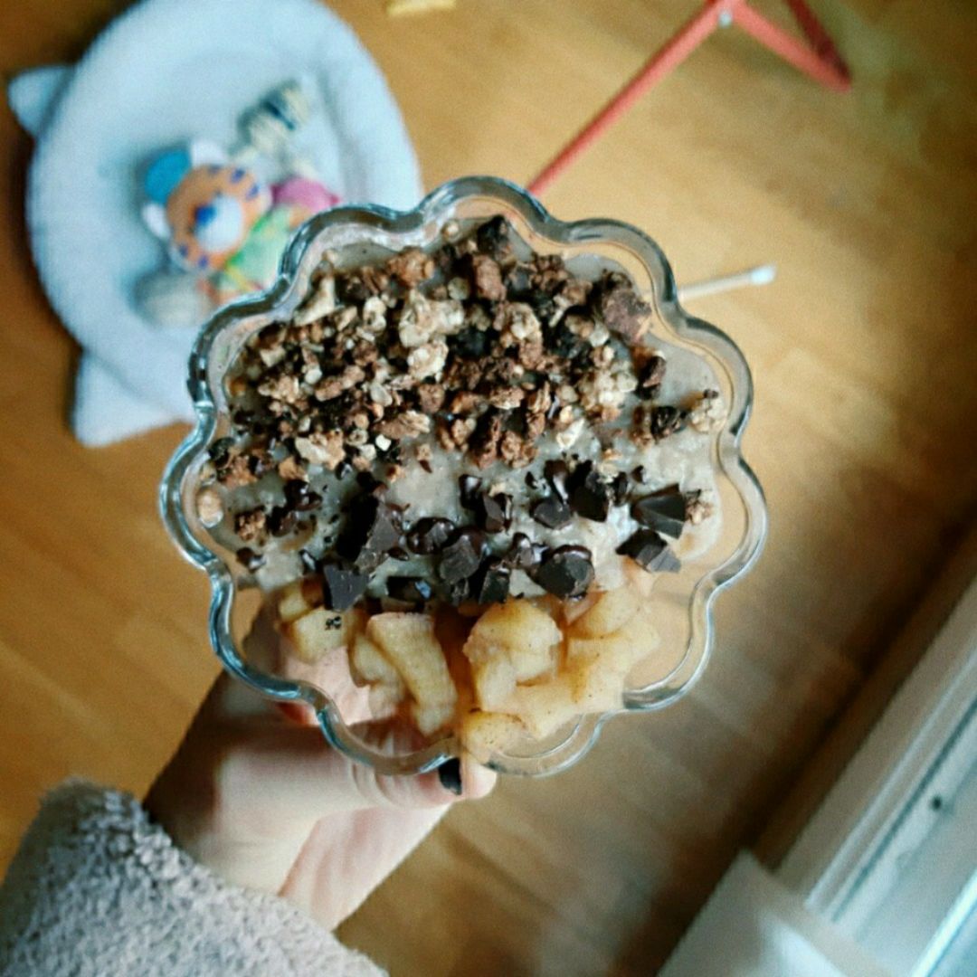 Apple pie porridge🥳 Apple pie porridge🥳