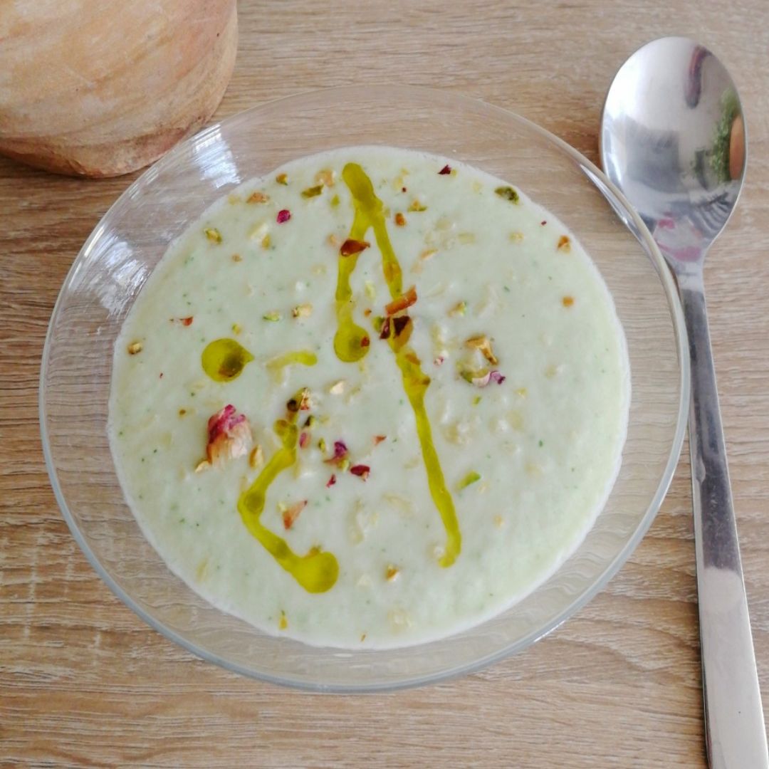 Sopa fría de pepino🥒 Sopa fría de pepino🥒