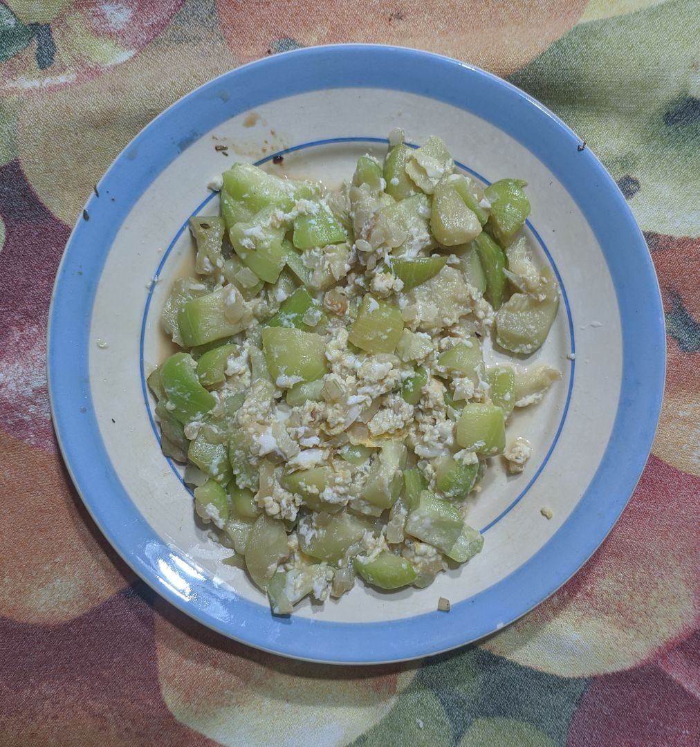 Calabacín con huevo Calabacín con huevo