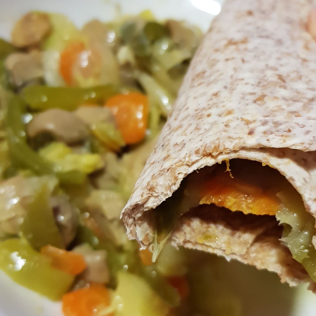 Fajitas sin carne Fajitas sin carne