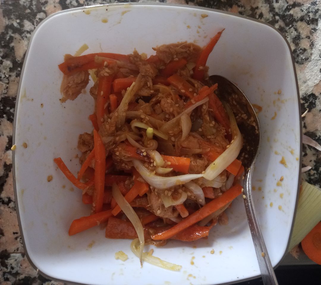 Ensalada japonesa Paso 2 Ensalada japonesa Paso 2