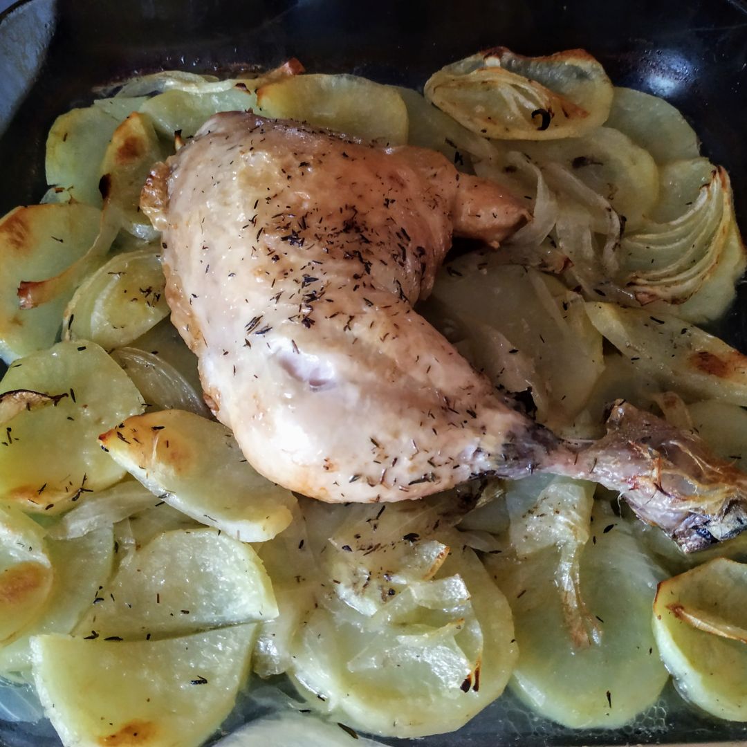 Pollo al horno 