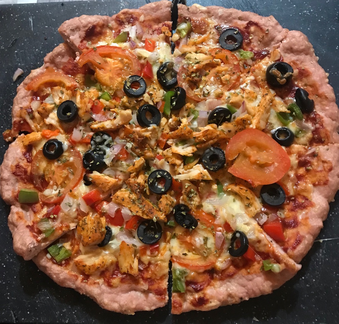 “Pizza” 🍕 ligera alta en proteína y sin carbos