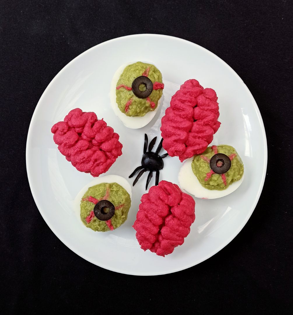 🌸🎃 HUEVOS RELLENOS HALLOWEEN🎃🌸