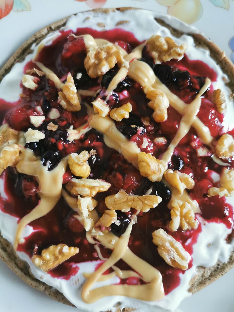 Tortita de frutos rojos 🍓🍒🤤 Tortita de frutos rojos 🍓🍒🤤