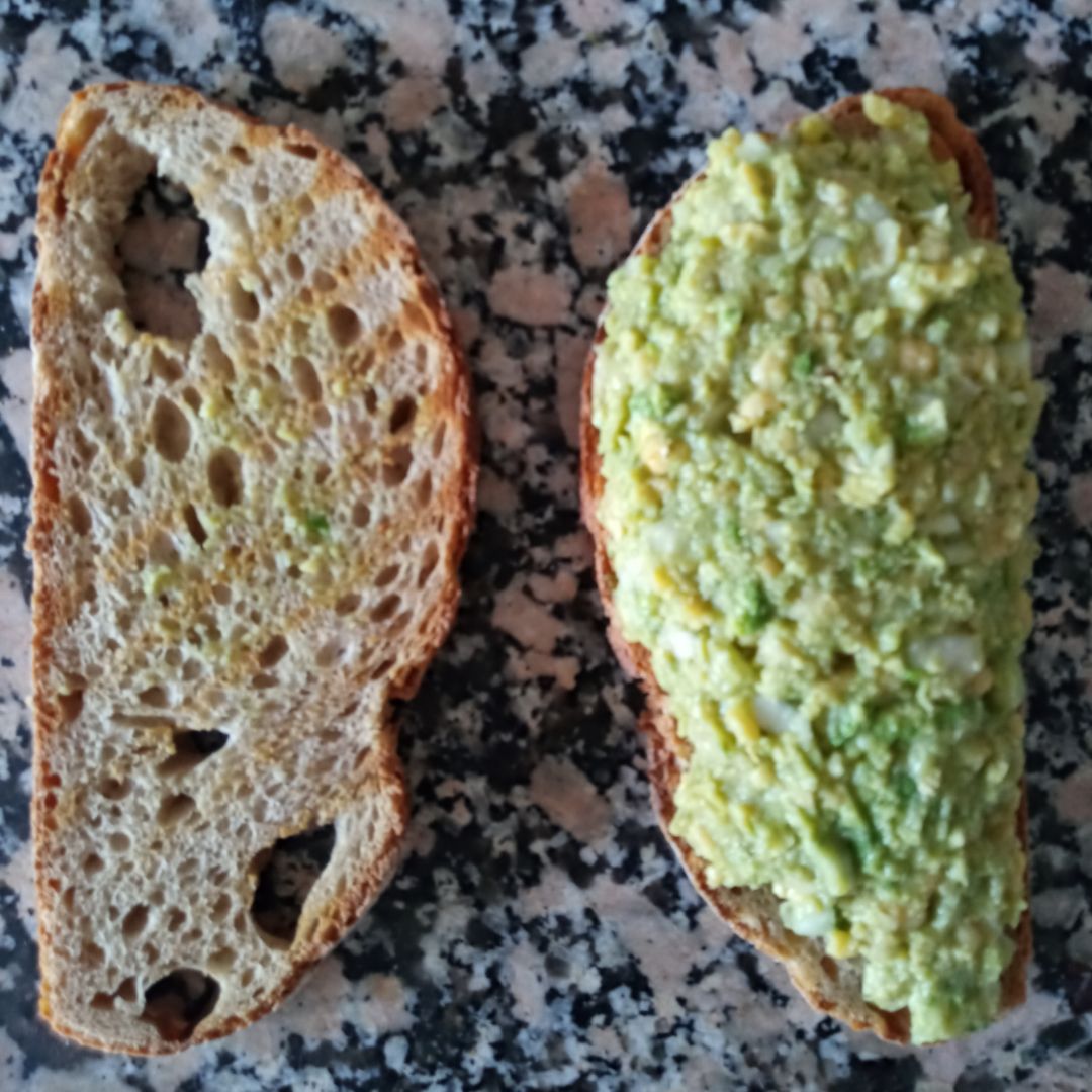 Sandwich de garbanzos y aguacate Paso 3 Sandwich de garbanzos y aguacate Paso 3