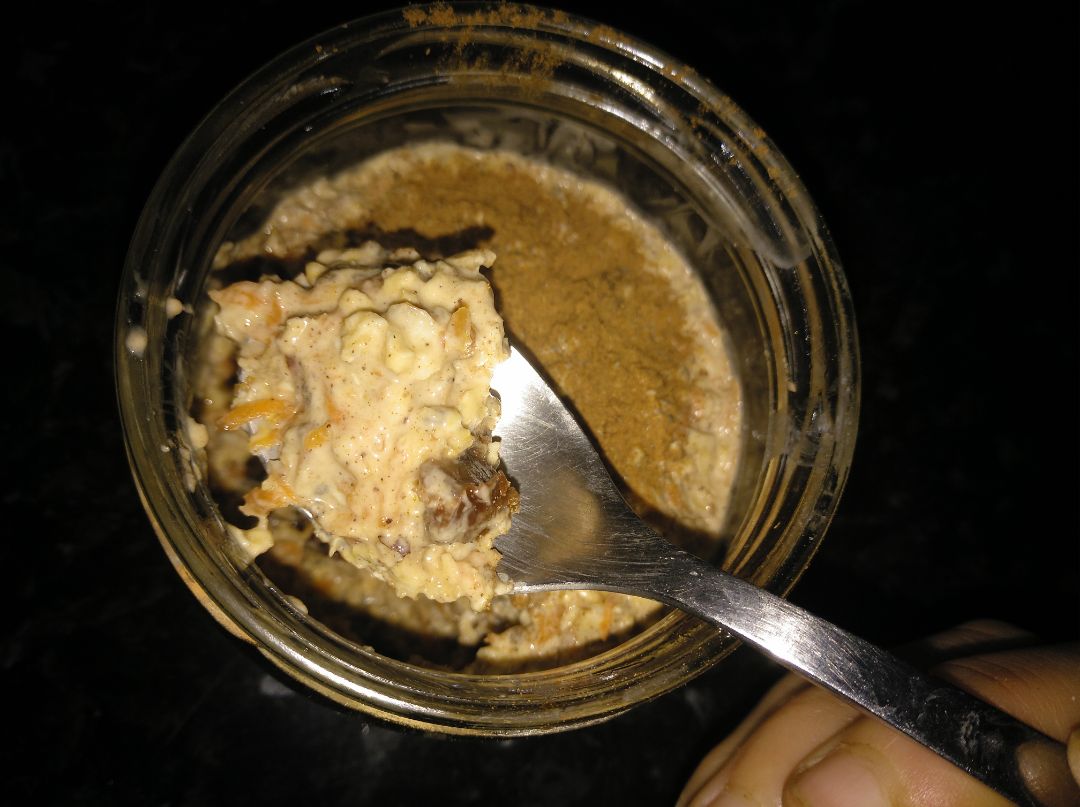 Avena nocturna/overnight carrot cake