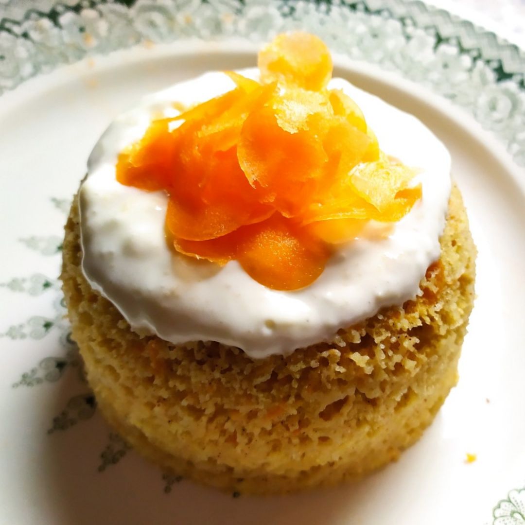 Carrot cake de microondas Carrot cake de microondas