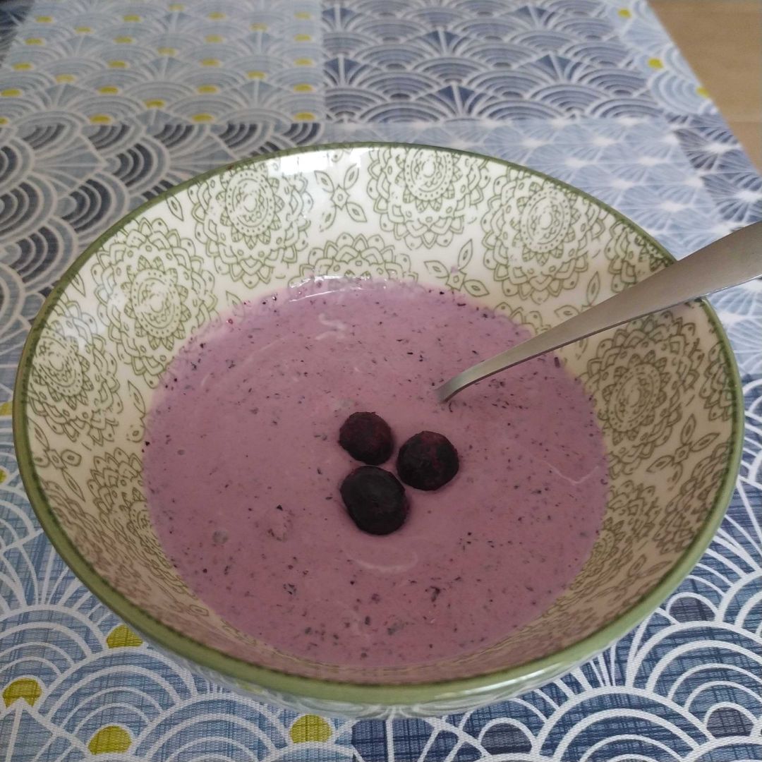Helado de arándanos Helado de arándanos