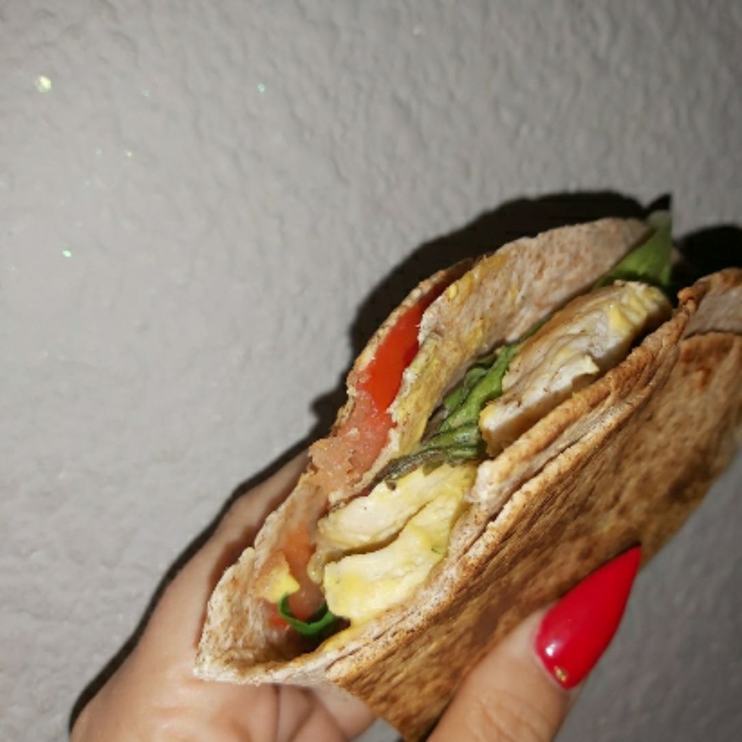 Wrap de pollo 🤭 Wrap de pollo 🤭