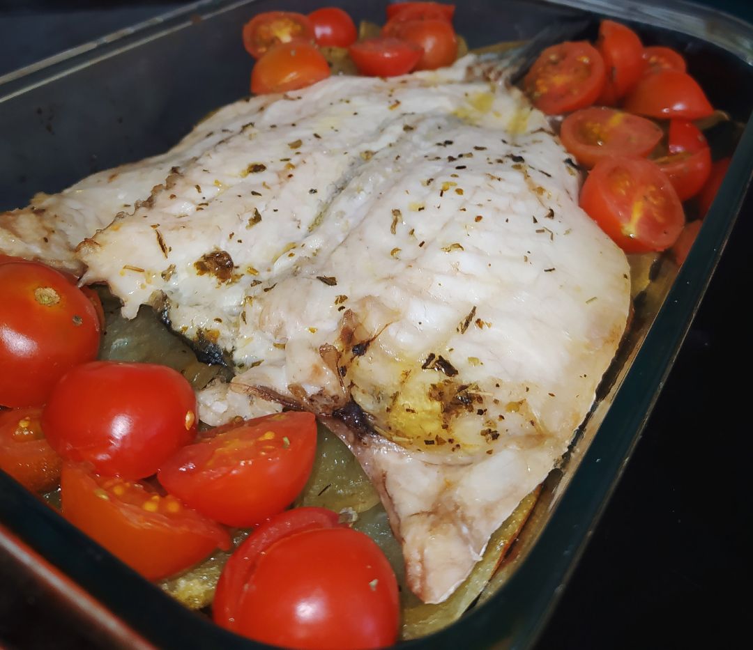 Lubina al horno 🐟 Lubina al horno 🐟