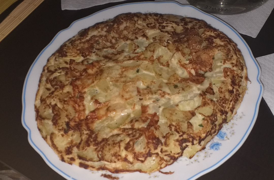Tortilla de calabacín y queso Gouda Tortilla de calabacín y queso Gouda
