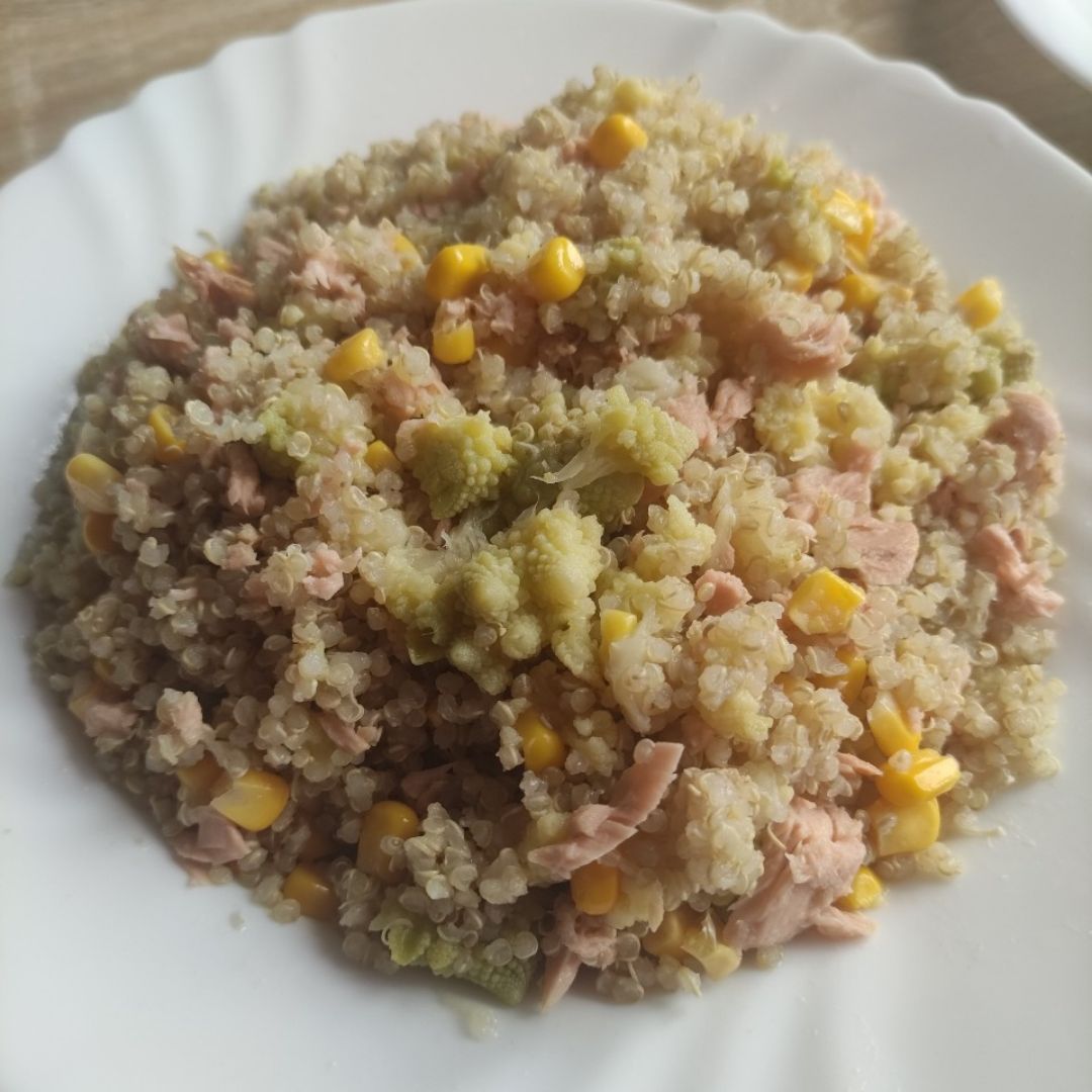 Romanesco con quinoa Romanesco con quinoa