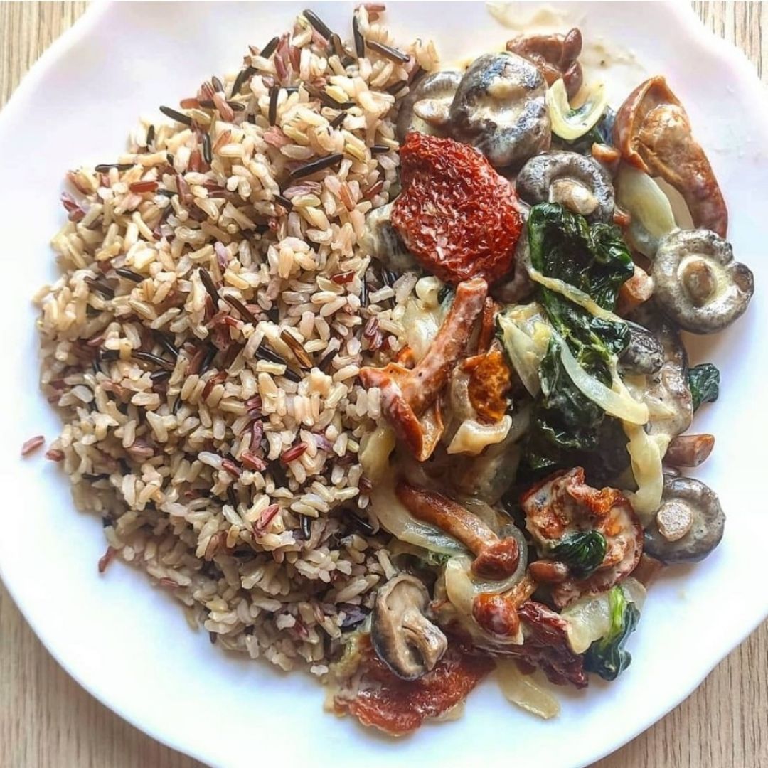 RISSOTTO SALVAJE A LA TABOLLESA RISSOTTO SALVAJE A LA TABOLLESA