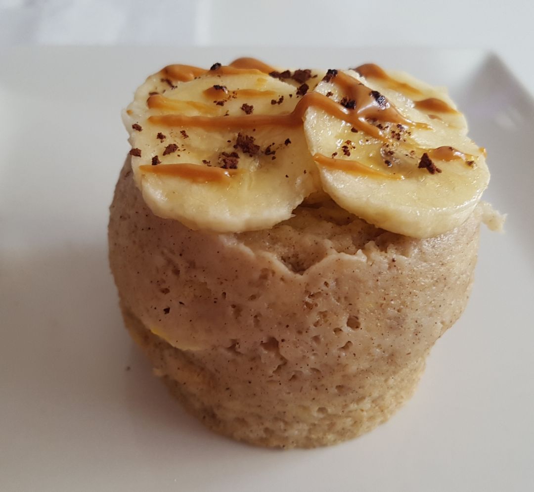 MUGCAKE DE PLÁTANO Y CANELA