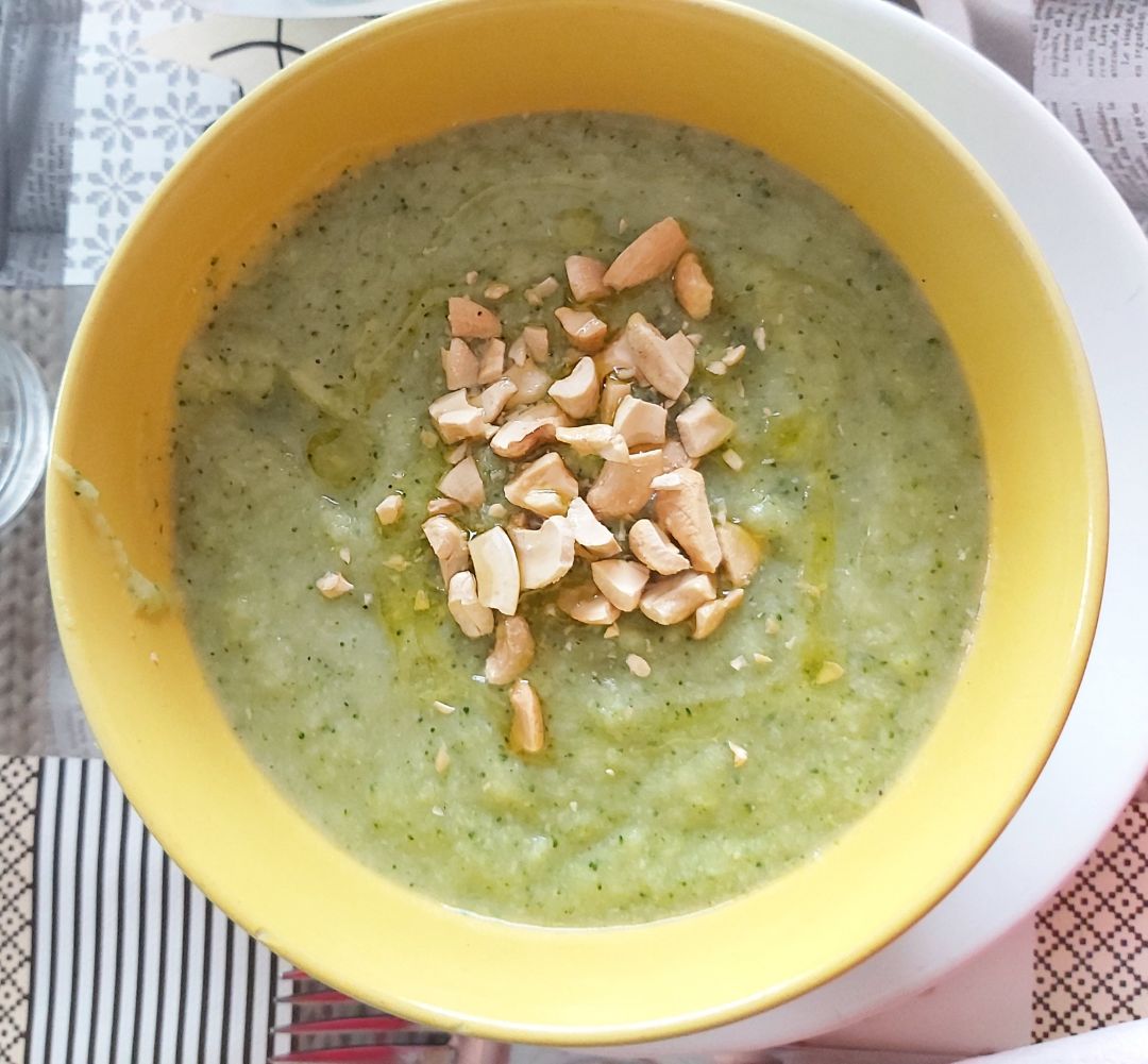 Puré de broccoli, puerro y patata Puré de broccoli, puerro y patata