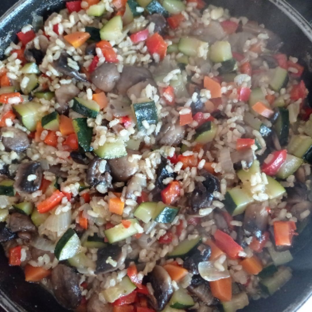 Arroz con verduras Arroz con verduras