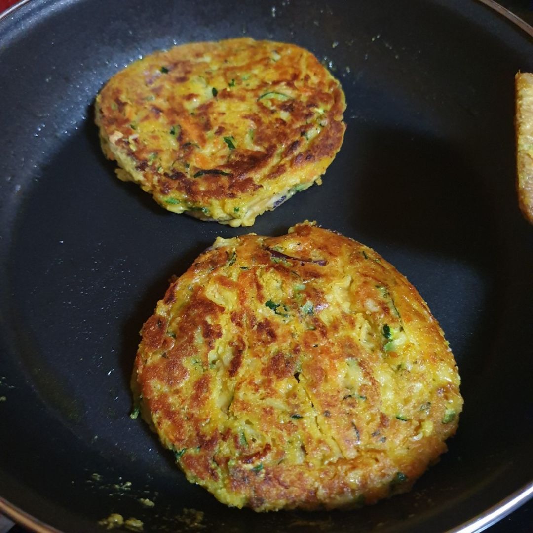 Burguer vegetal. Paso 3 Burguer vegetal. Paso 3