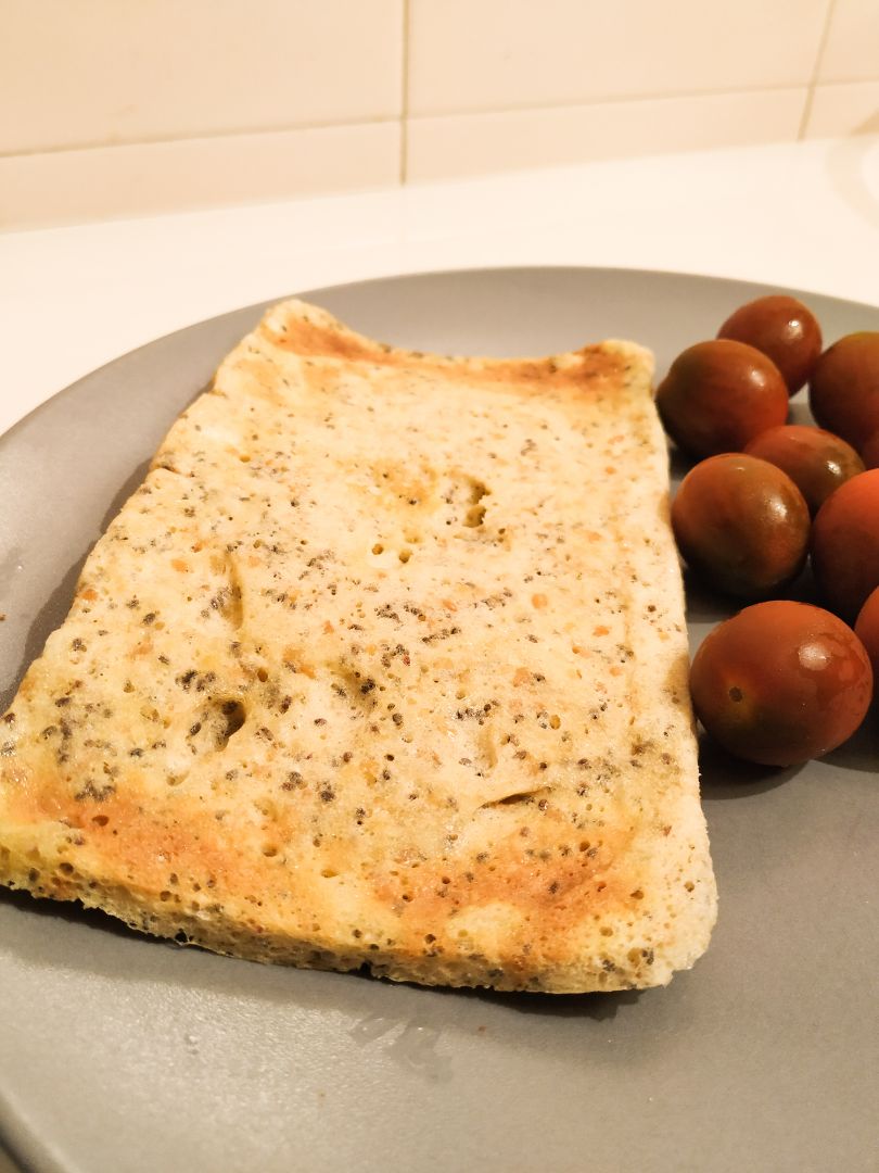 Pan almendra al microondas