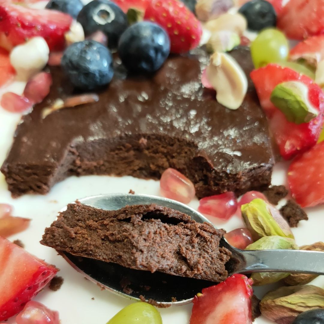Brownie de calabaza sin harinas  Paso 3