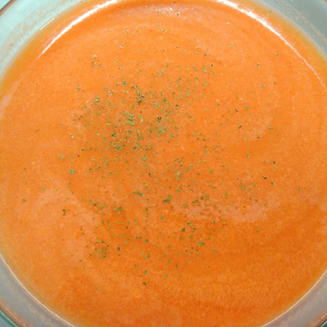 Gazpacho sin pan