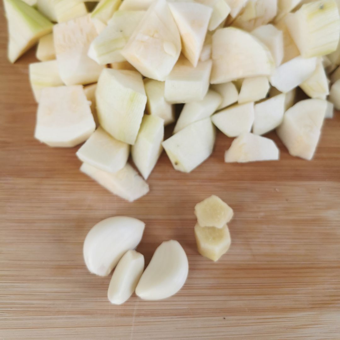 Crema de calabacín Paso 0