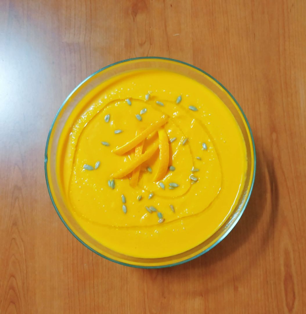 Crema de zanahoria, naranja y ginger Crema de zanahoria, naranja y ginger