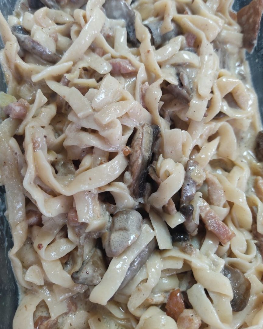 Konjac carbonara