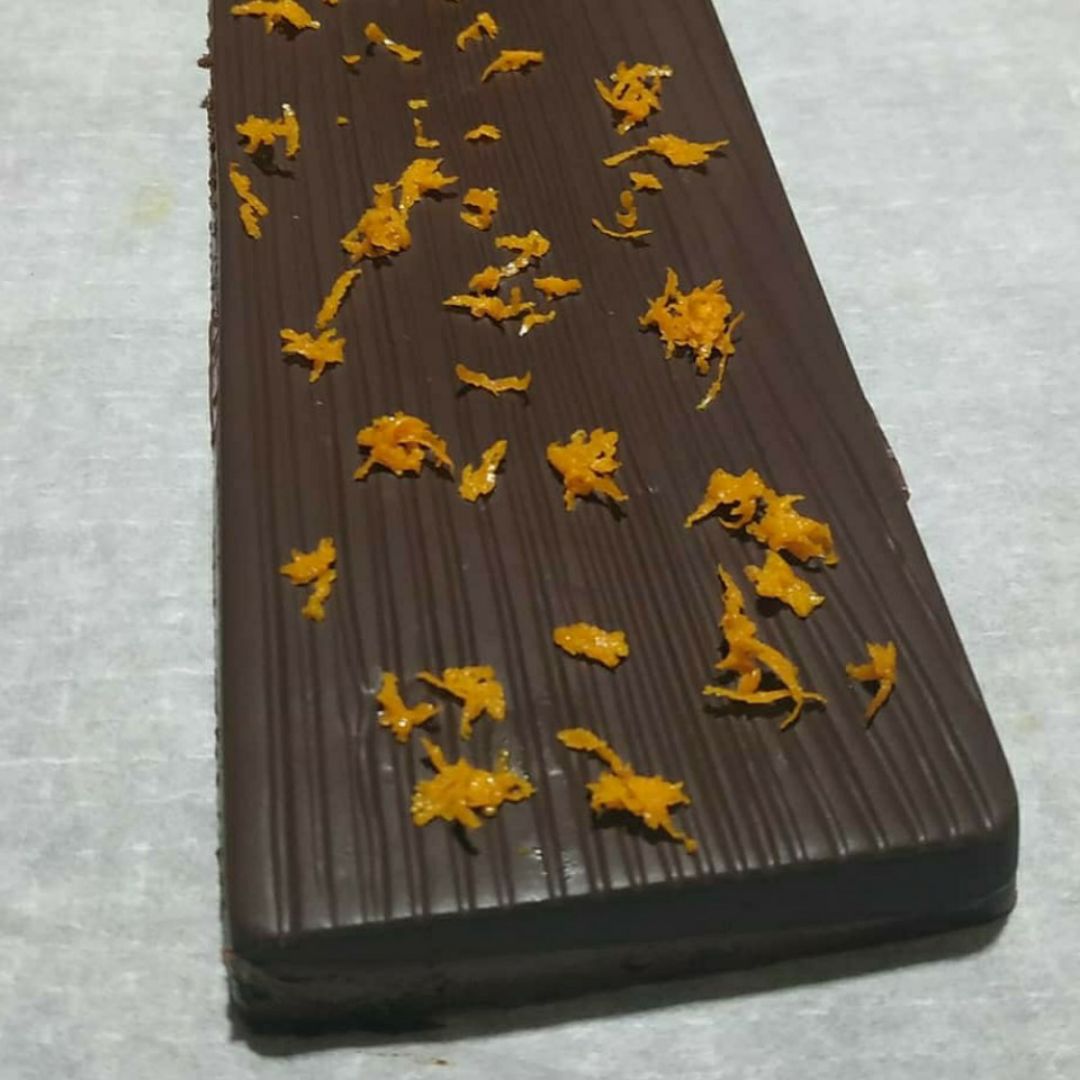 Turron chocolate-naranja Turron chocolate-naranja