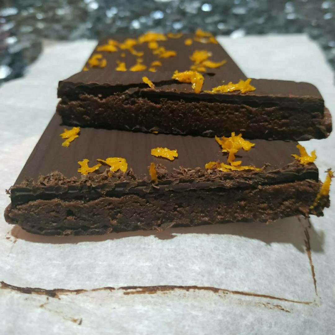 Turron chocolate-naranja Paso 3 Turron chocolate-naranja Paso 3