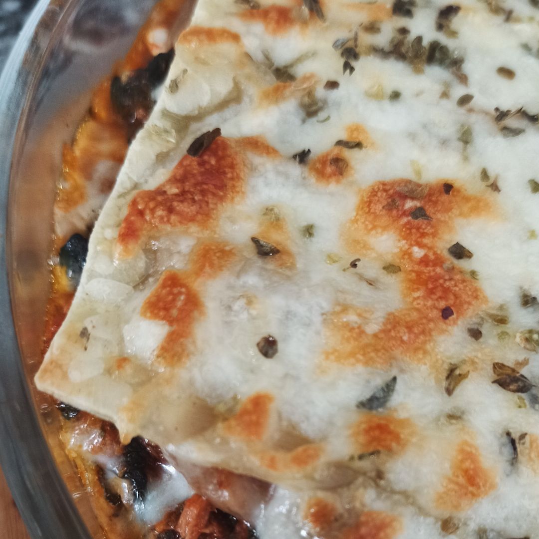 Lasaña de espinacas y atún Lasaña de espinacas y atún