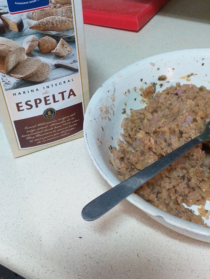 Albóndigas  de pollo al horno Paso 4