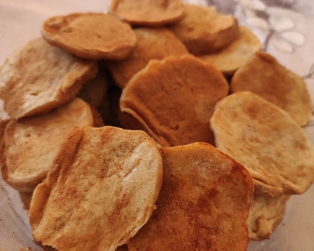 Mini pancakes de 🍌 y avena con proteína Mini pancakes de 🍌 y avena con proteína