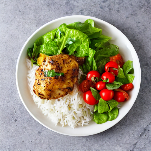 Arroz con verduras y pollo Arroz con verduras y pollo