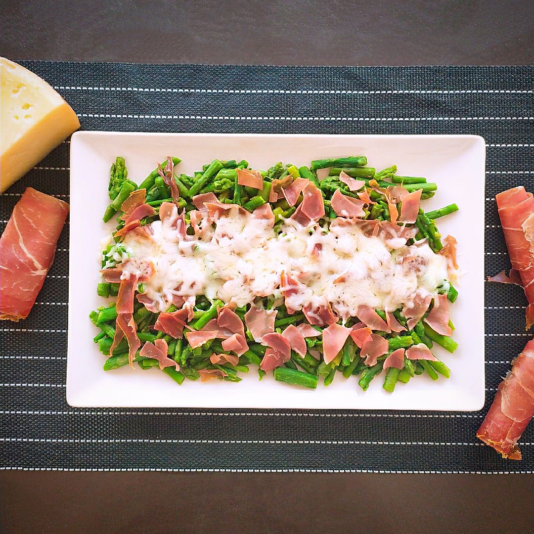 Espárragos con jamón Paso 3 Espárragos con jamón Paso 3