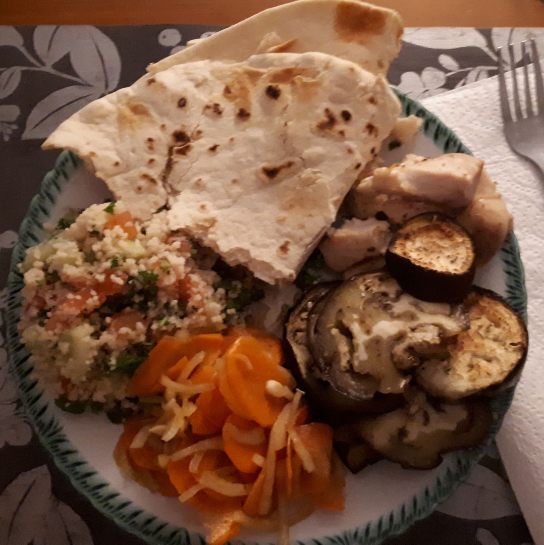 Plato combinado estilo 'My Tannour'