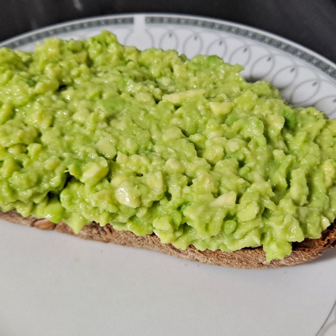 Tostada de guacamole Tostada de guacamole