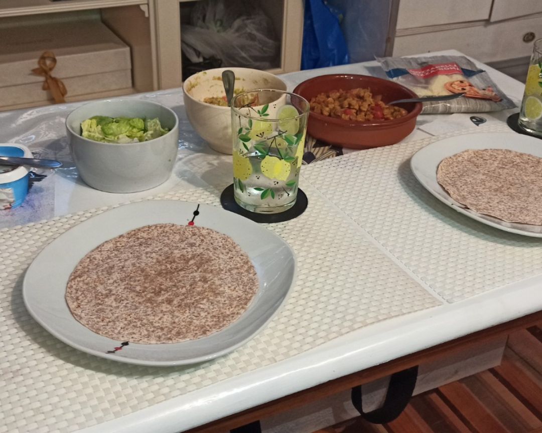 Fajitas vegetarianas rápidas con guacamole 🥑 Paso 5 Fajitas vegetarianas rápidas con guacamole 🥑 Paso 5