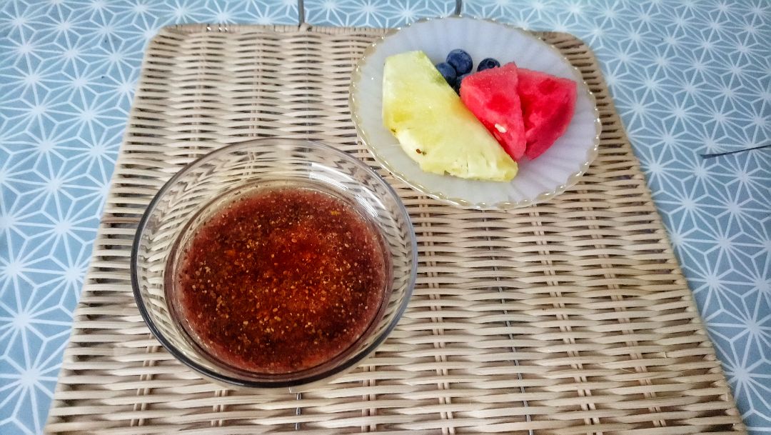 Puding de Chía con frutos rojos Puding de Chía con frutos rojos