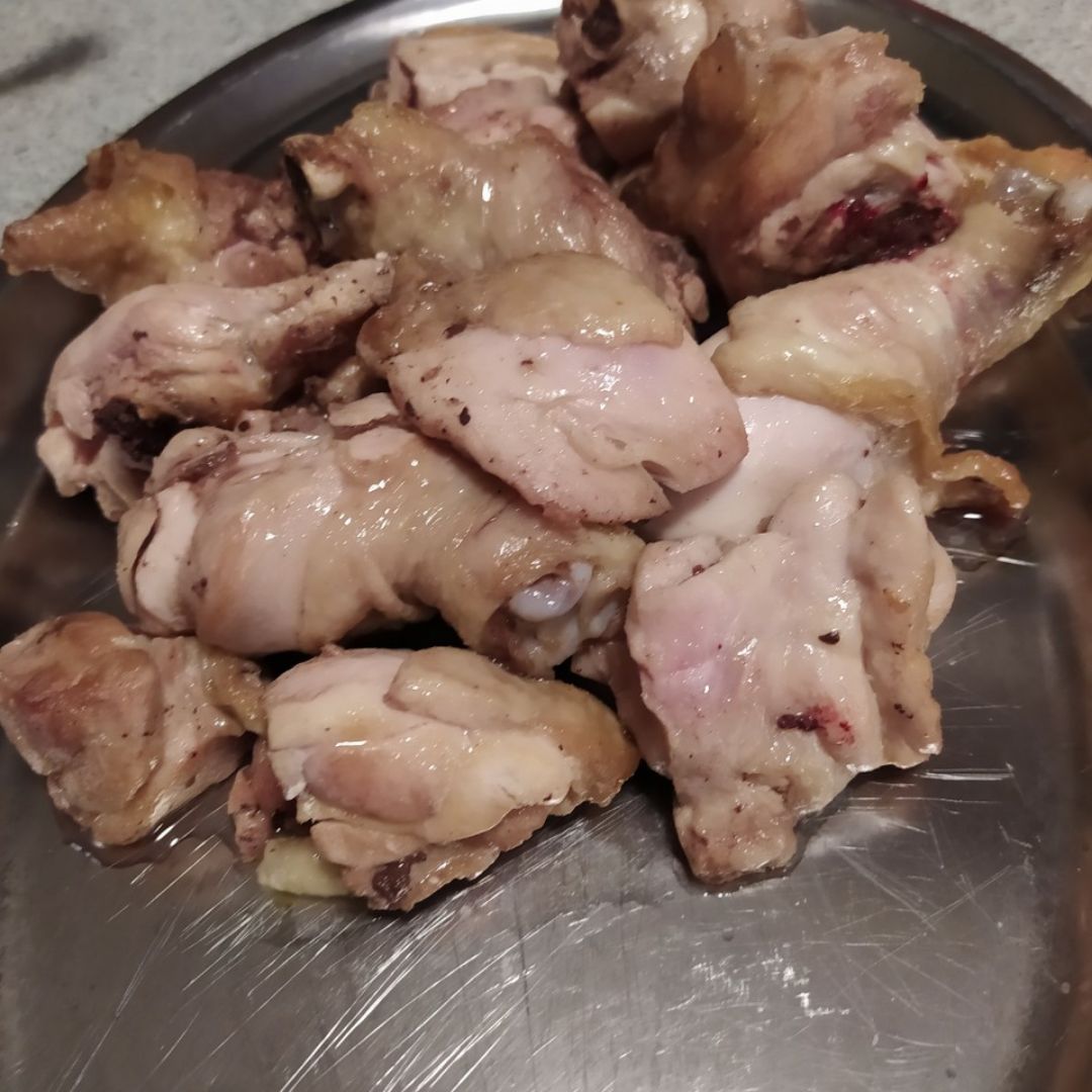 Pollo a la mostaza. Paso 0 Pollo a la mostaza. Paso 0
