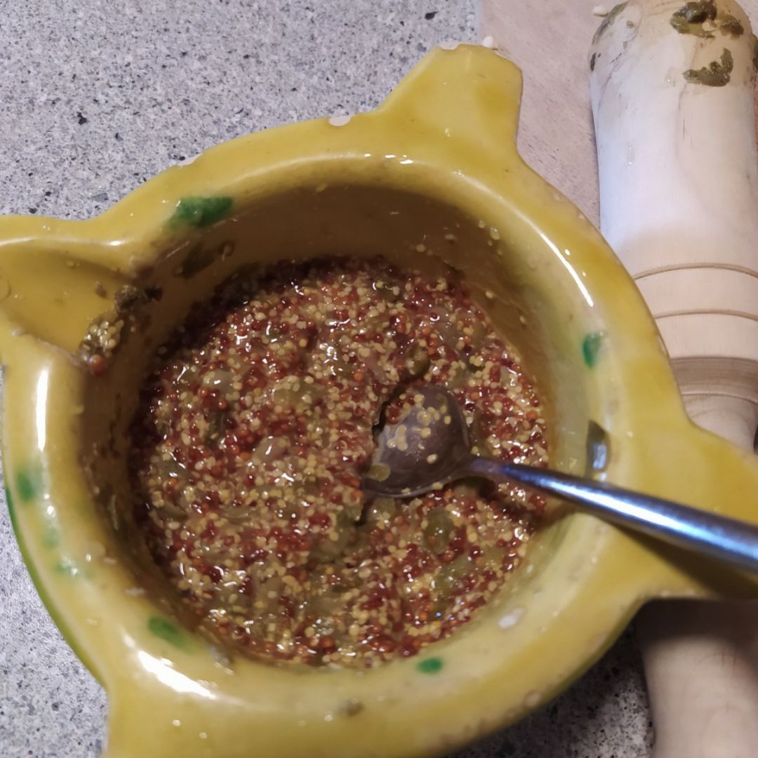 Pollo a la mostaza. Paso 2 Pollo a la mostaza. Paso 2