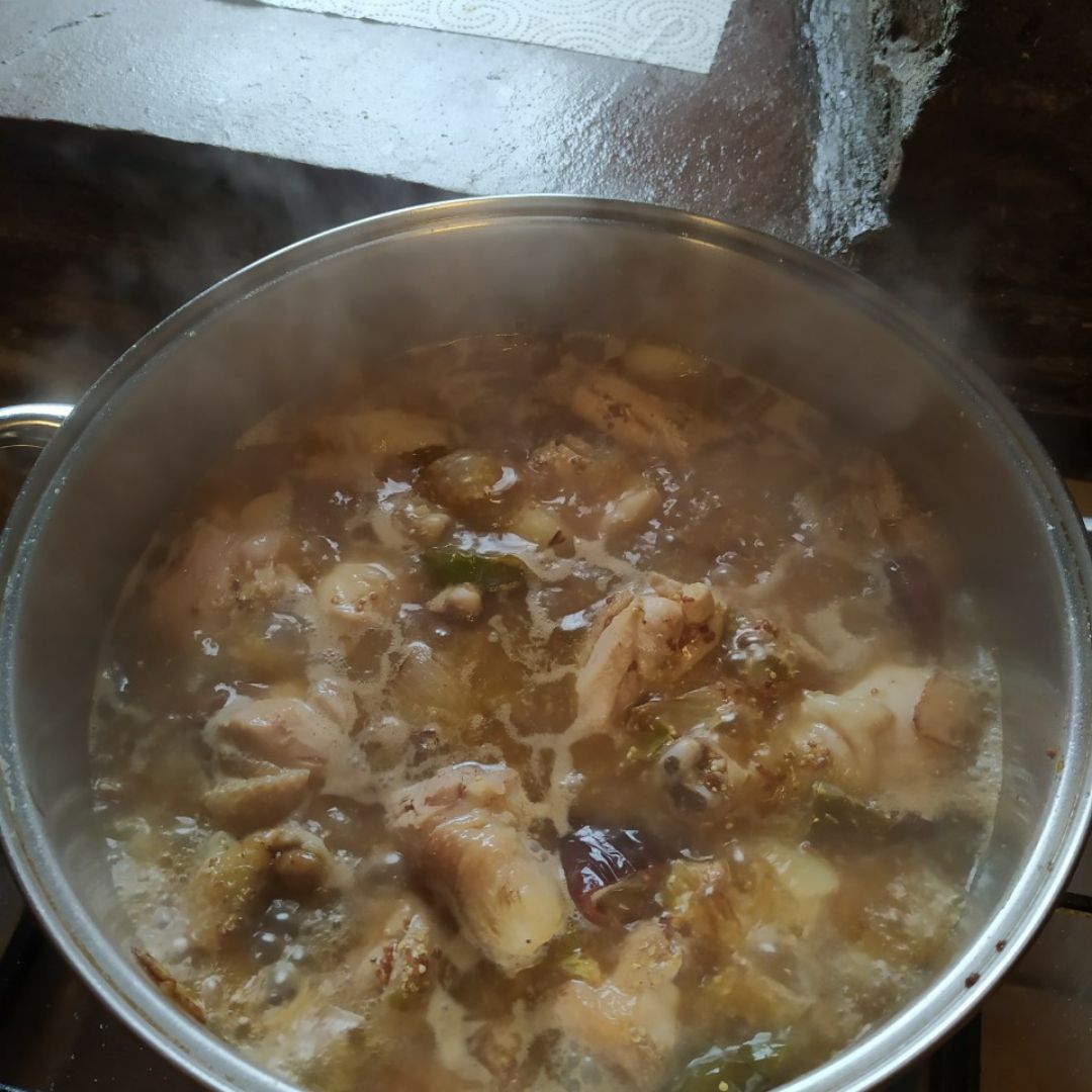 Pollo a la mostaza. Paso 3 Pollo a la mostaza. Paso 3