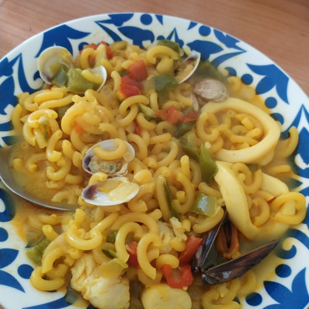 Fideua marisco Fideua marisco
