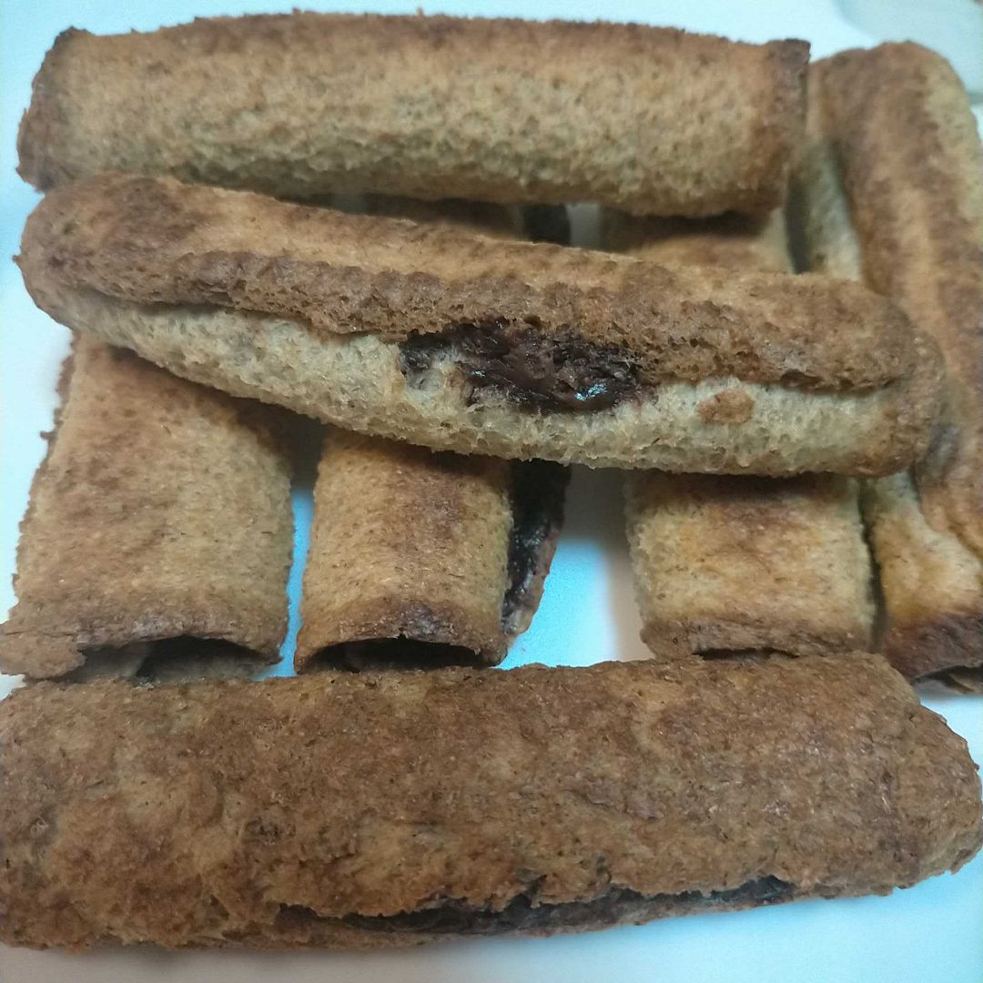 Rollitos de chocolate Rollitos de chocolate