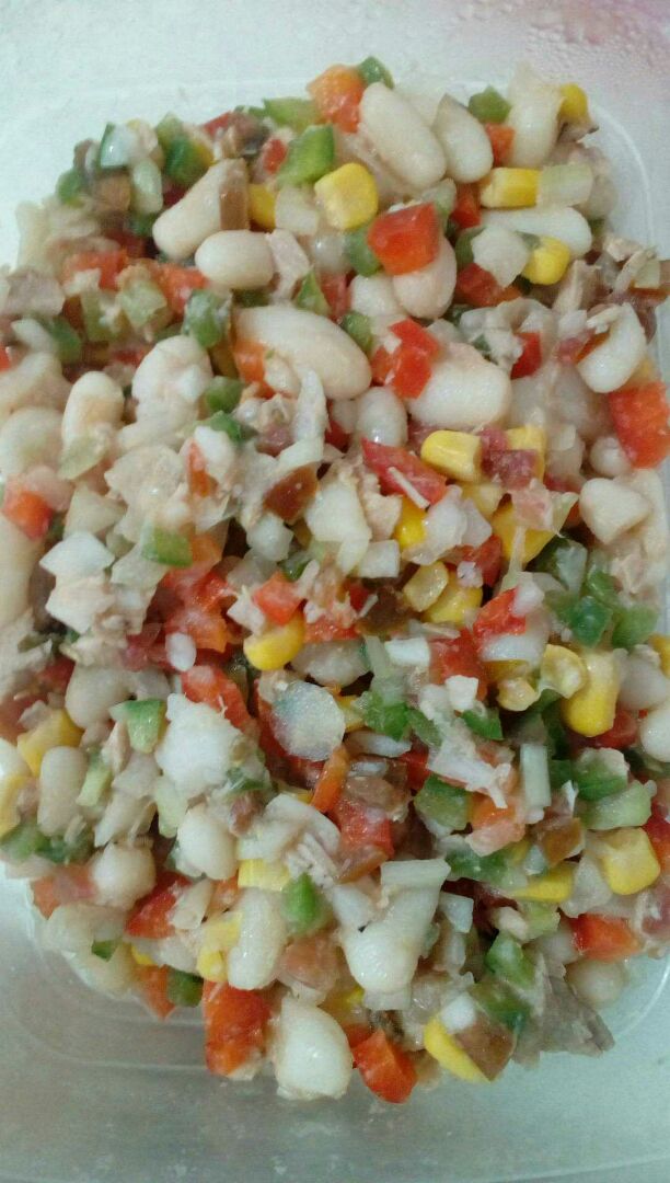 Ensalada de alubias blancas Ensalada de alubias blancas
