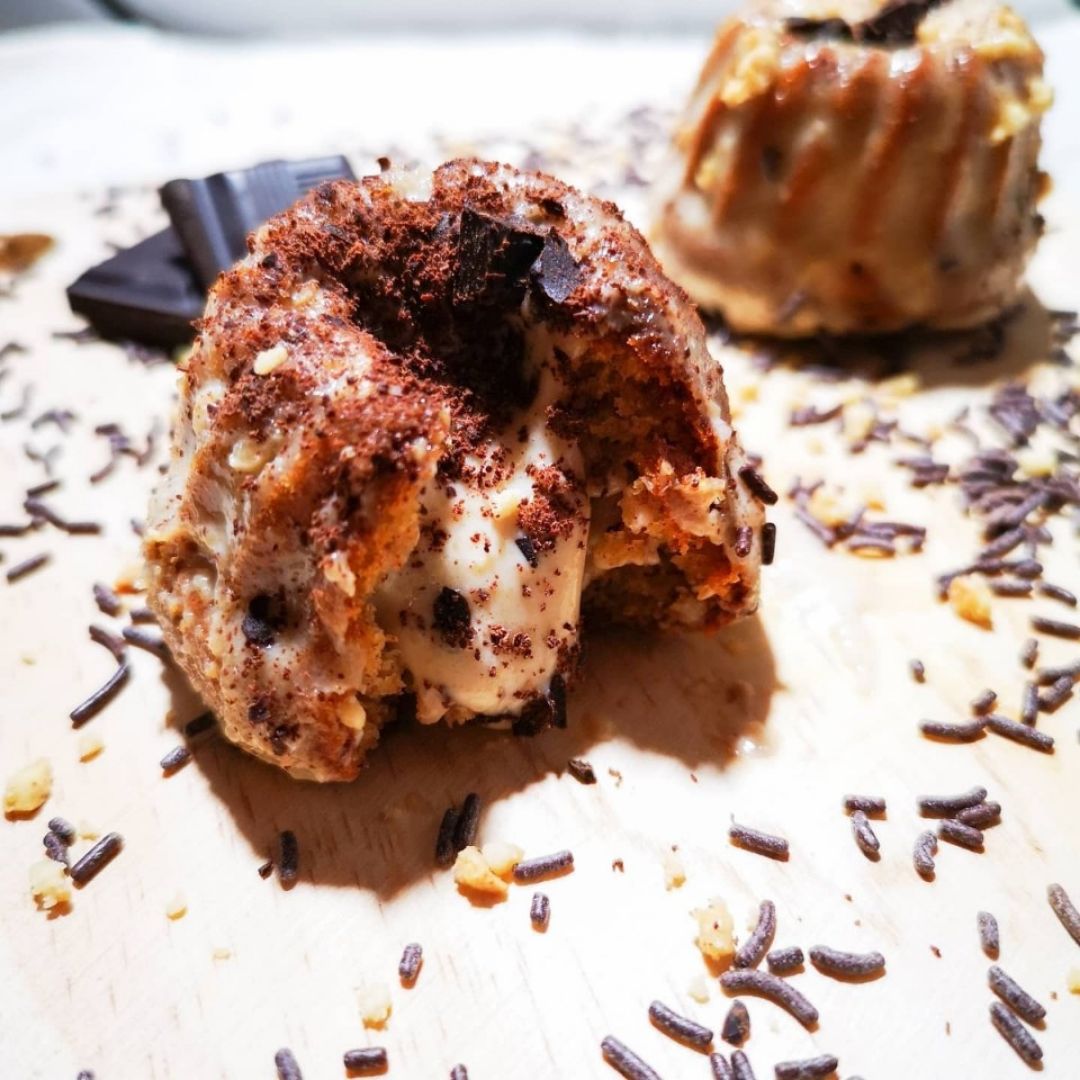 Mini donut rellenos de Kinder 🥰 Mini donut rellenos de Kinder 🥰
