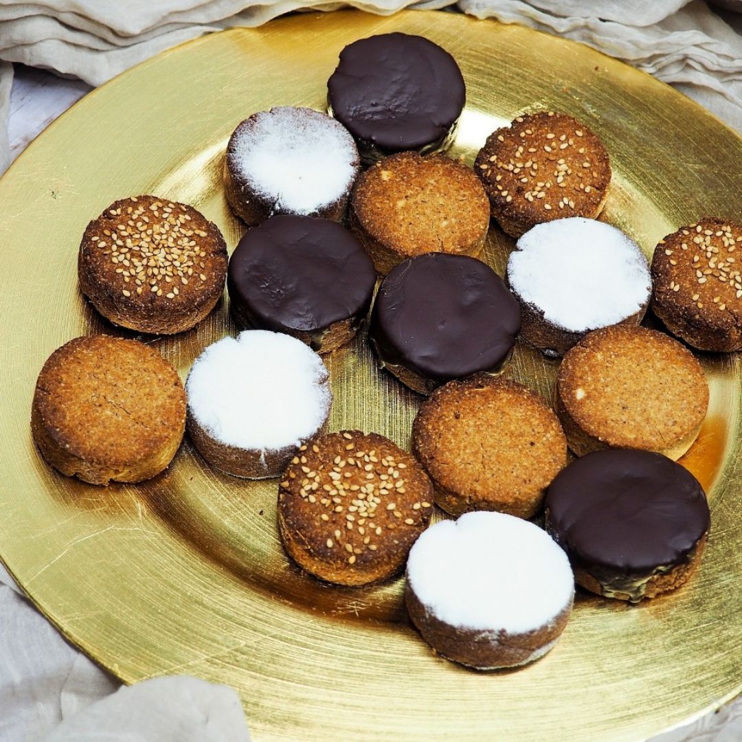 SURTIDO DE POLVORONES VEGANOS SURTIDO DE POLVORONES VEGANOS